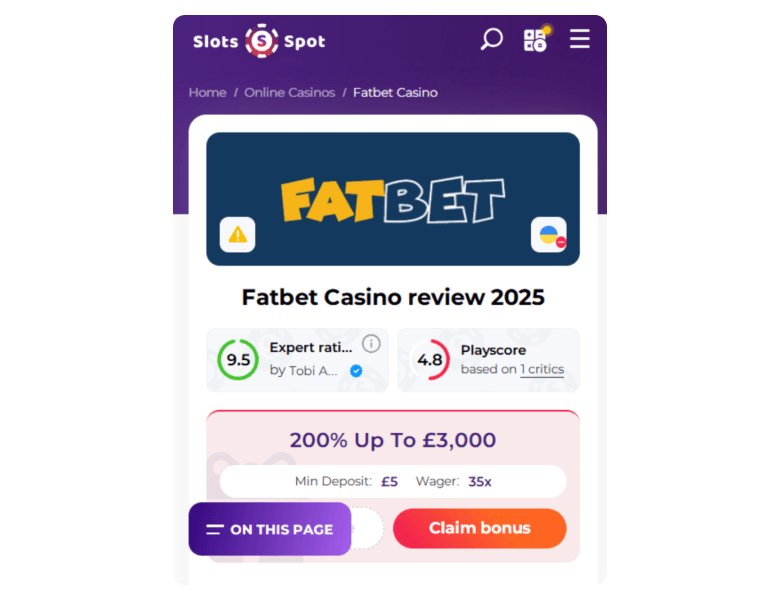 Fatbet casino in United Kingdom Fatbet casino in United Kingdom